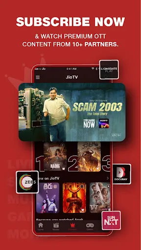 JioTV: Live TV, Catch-Up & OTT Screenshot 4